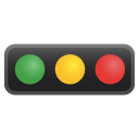 Horizontal Traffic Light emoji, Google, Redesign, 2017
