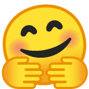 Smiling Face with Open Hands emoji, Google, Redesign, 2017