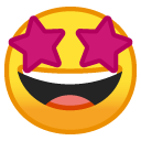 Star-struck emoji, Google, Redesign, 2017