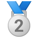 2nd Place Medal emoji, Google, Redesign, 2017