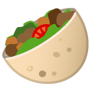 Stuffed Flatbread emoji, Google, Redesign, 2017