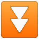 Fast Down Button emoji, Google, Redesign, 2017