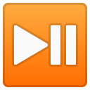 Play Or Pause Button emoji, Google, Redesign, 2017