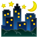 Night with Stars emoji, Google, Android 2018