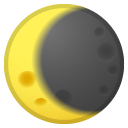 Waning Crescent Moon emoji, Google, Android 2018