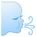 Wind Face emoji, Google, Android 2018