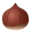 Chestnut emoji, Google, Android 2018