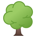 Deciduous Tree emoji, Google, Android 2018