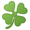 Four Leaf Clover emoji, Google, Android 2018