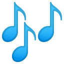 Musical Notes emoji, Google, Android 2018