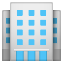Office Building emoji, Google, Android 2018