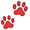 Paw Prints emoji, Google, Android 2018