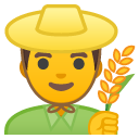 Man Farmer emoji, Google, Android 2018
