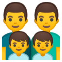 Family Man, Man, Boy, Boy emoji, Google, Android 2018