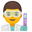 Man Scientist emoji, Google, Android 2018