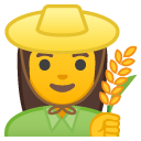 Woman Farmer emoji, Google, Android 2018