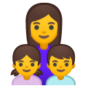 Family Woman, Girl, Boy emoji, Google, Android 2018