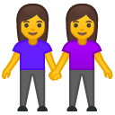 Women Holding Hands emoji, Google, Android 2018