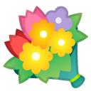 Bouquet emoji, Google, Android 2018