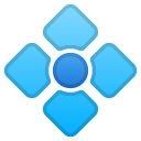 Diamond with a Dot emoji, Google, Android 2018