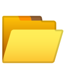Open File Folder emoji, Google, Android 2018