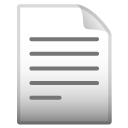 Page Facing Up emoji, Google, Android 2018