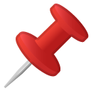 Pushpin emoji, Google, Android 2018