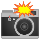 Camera with Flash emoji, Google, Android 2018