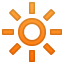Bright Button emoji, Google, Android 2018