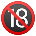 No One Under Eighteen emoji, Google, Android 2018