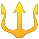 Trident Emblem emoji, Google, Android 2018