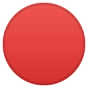 Red Circle emoji, Google, Android 2018