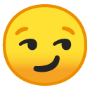 Smirking Face emoji, Google, Android 2018