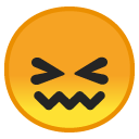 Confounded Face emoji, Google, Android 2018