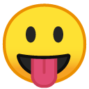 Face with Tongue emoji, Google, Android 2018