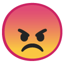Angry Face emoji, Google, Android 2018