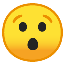 Hushed Face emoji, Google, Android 2018