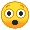 Astonished Face emoji, Google, Android 2018