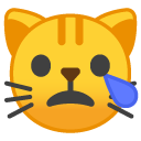 Crying Cat emoji, Google, Android 2018