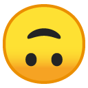 Upside-down Face emoji, Google, Android 2018