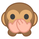 Speak-no-evil Monkey emoji, Google, Android 2018