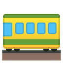 Railway Car emoji, Google, Android 2018