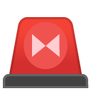 Police Car Light emoji, Google, Android 2018