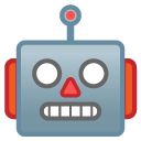 Robot emoji, Google, Android 2018