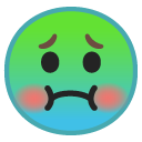 Nauseated Face emoji, Google, Android 2018