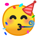 Partying Face emoji, Google, Android 2018