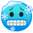 Cold Face emoji, Google, Android 2018