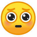 Pleading Face emoji, Google, Android 2018