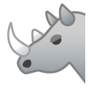 Rhinoceros emoji, Google, Android 2018