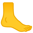 Foot emoji, Google, Android 2018